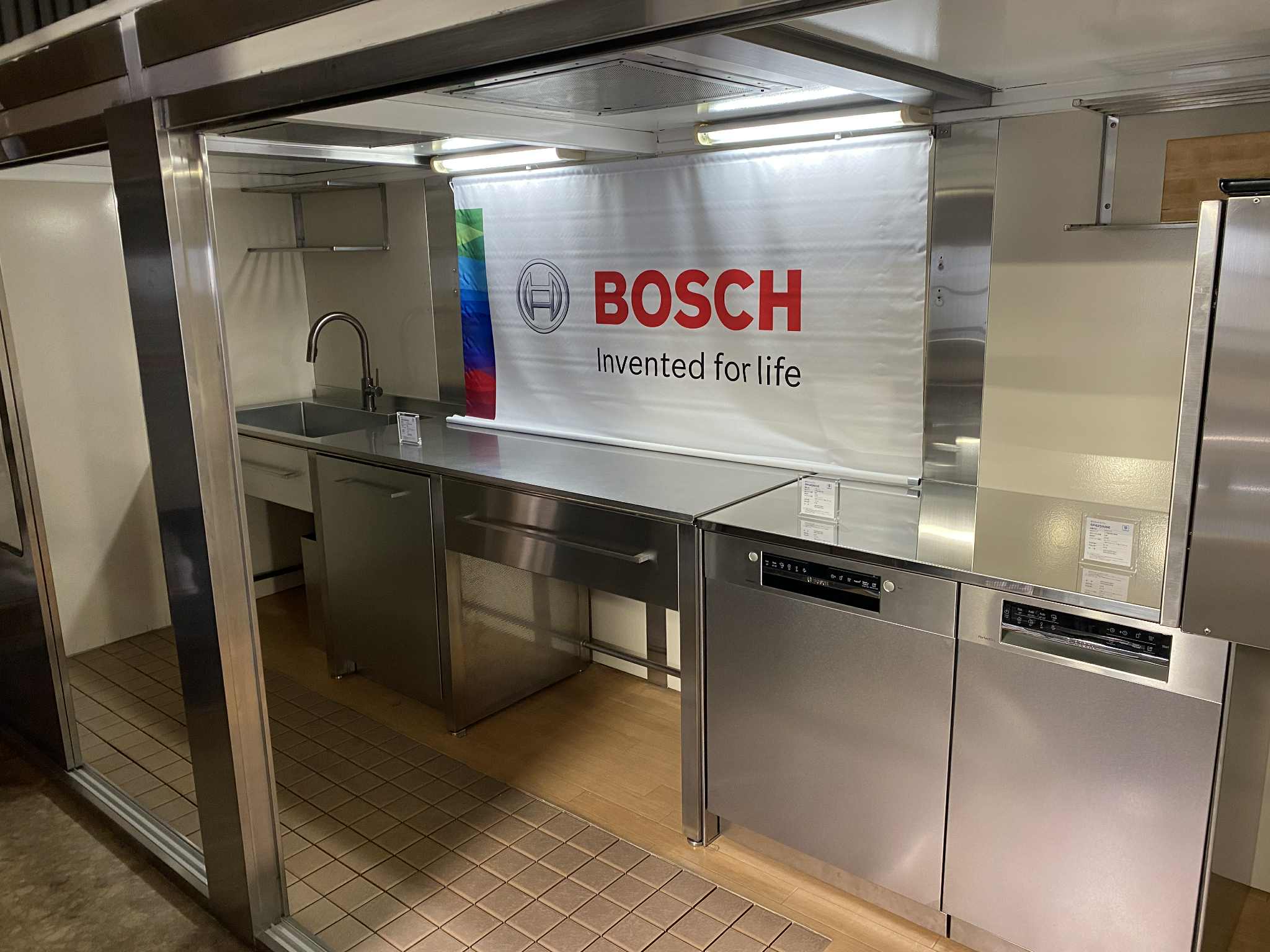 BOSCH食器洗い機のショールーム